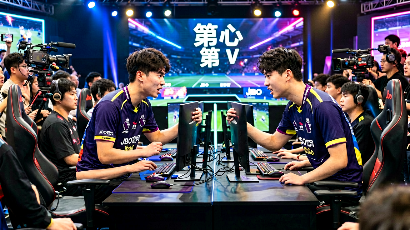 JBO竞博电竞比赛现场，职业选手激烈对决